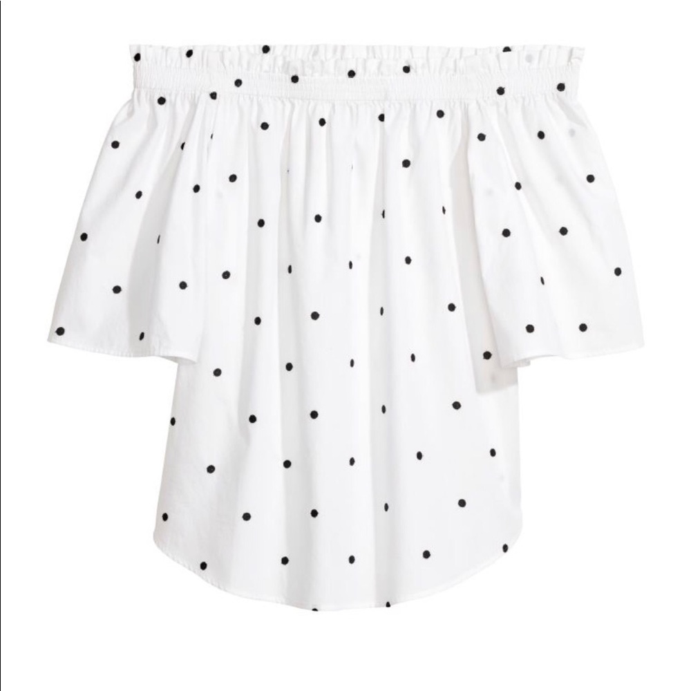H&M off the shoulder top